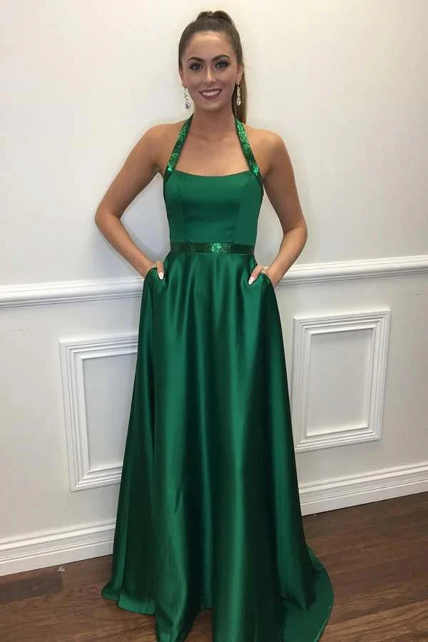 import placeholder for a line halter green long prom dresses wi 160218729 import placeholder for a line halter green long prom dresses wi 160218729